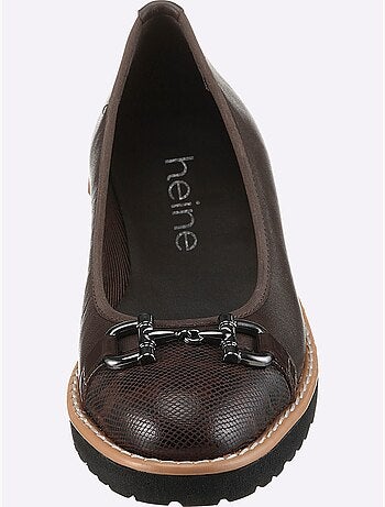 Ballerines Cuir Nappa De Vache - Taille Standard - Helline