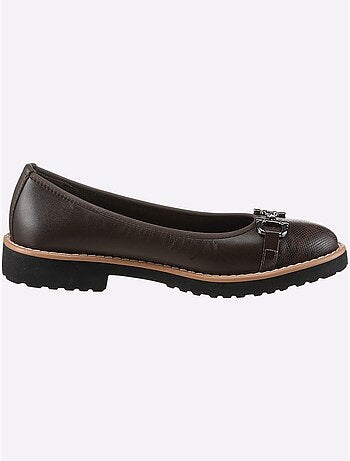 Ballerines Cuir Nappa De Vache - Taille Standard - Helline