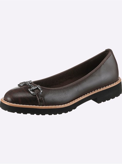 Ballerines Cuir Nappa De Vache - Taille Standard - Helline - Kiabi