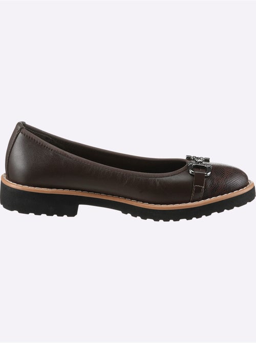 Ballerines Cuir Nappa De Vache - Taille Standard - Helline - Kiabi