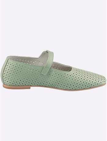Ballerines Cuir Nappa De Vache - Taille Standard - Helline