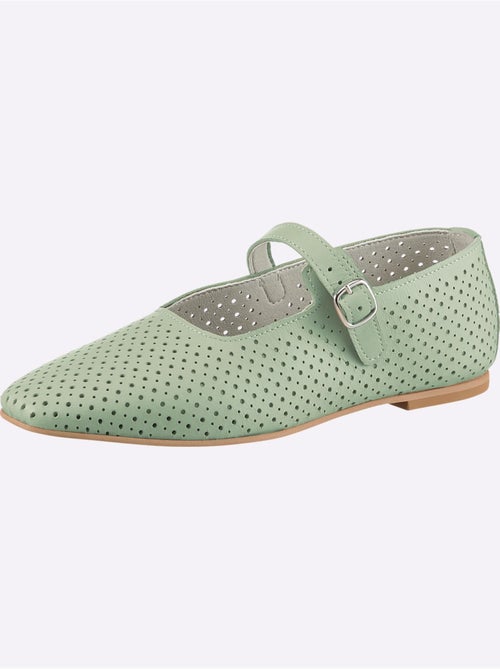 Ballerines Cuir Nappa De Vache - Taille Standard - Helline - Kiabi Ballerines Cuir Nappa De Vache - Taille Standard - Helline - Kiabi