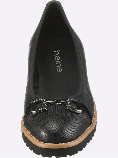 Ballerines Cuir Nappa De Vache - Taille Standard - Helline - Kiabi