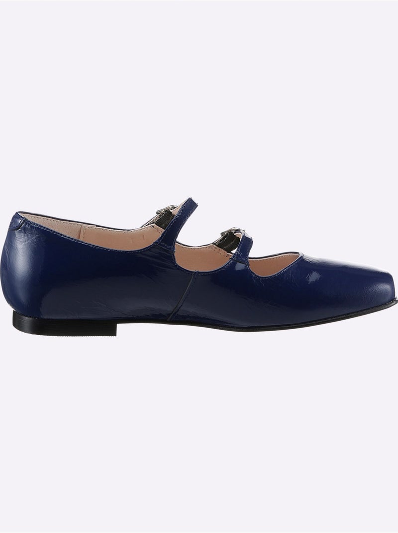 Ballerines De Fabrication Espagnole - Taille Standard - Helline Bleu - Kiabi