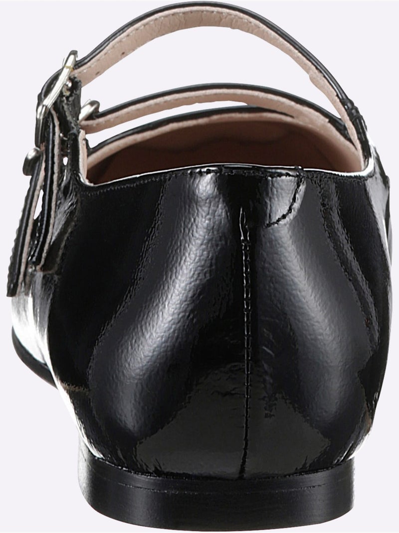 Ballerines De Fabrication Espagnole - Taille Standard - Helline Noir - Kiabi