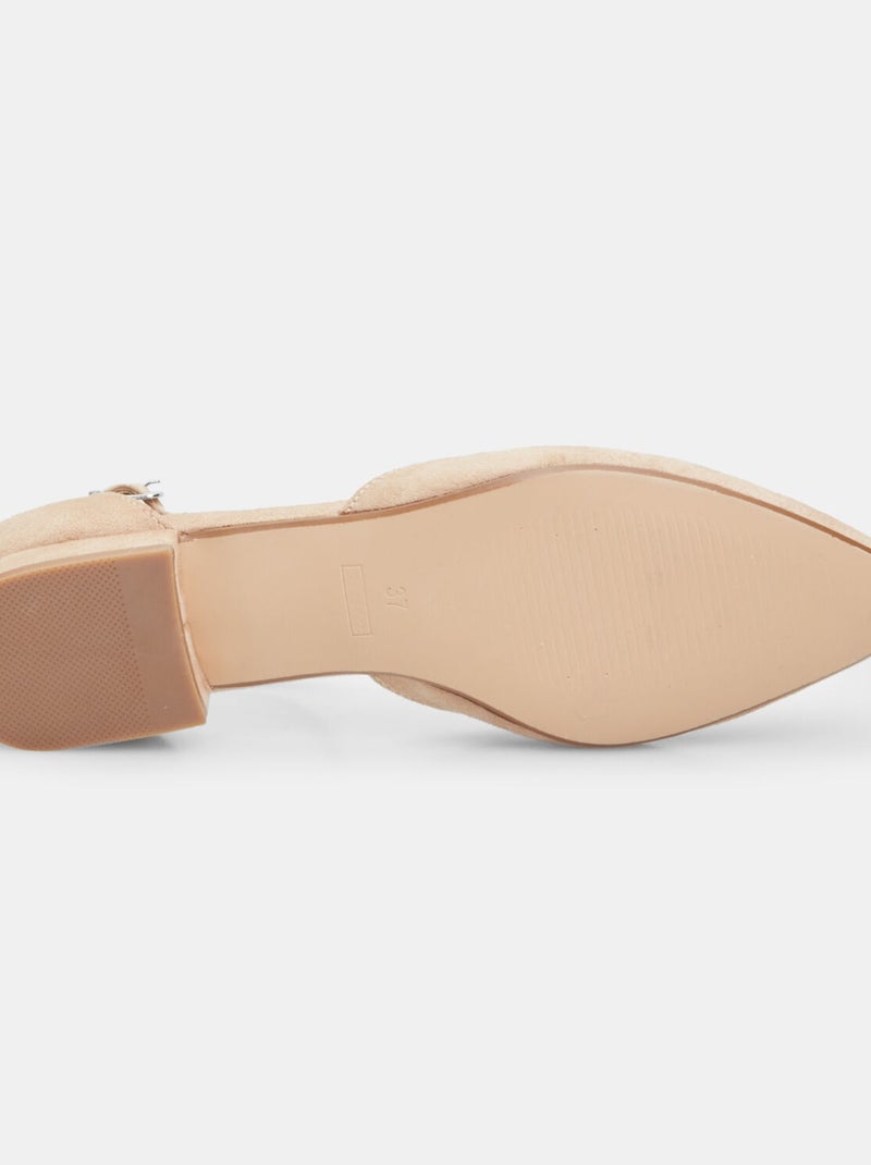 Ballerines déstructurée BATA Taupe - Kiabi