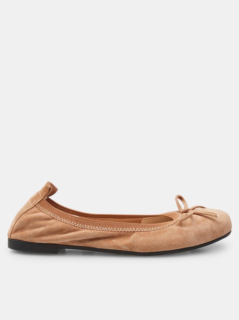 Ballerines déstructurées en daim confortables  BATA Bronze - Kiabi
