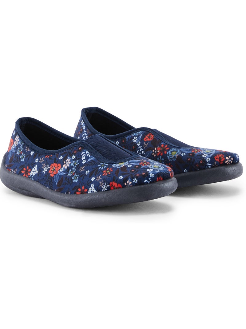 Ballerines d'intérieur femme - PEDICONFORT Marine/Multicolore - Kiabi