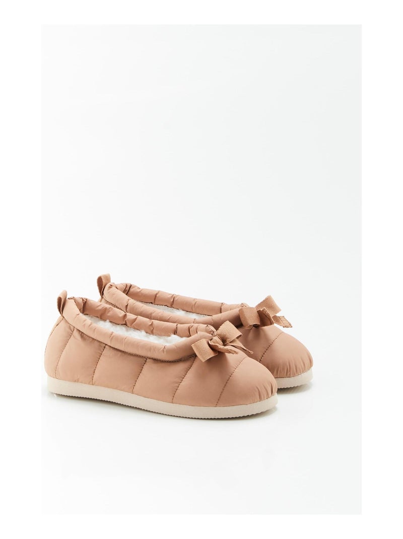 Ballerines d'intérieur matelassées Thermolactyl - Damart Taupe - Kiabi