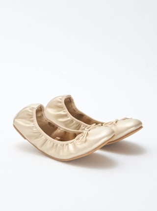 Ballerines dorées