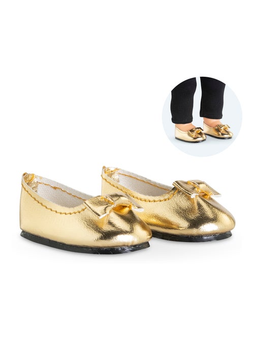 Ballerines dorées pour poupée ma Corolle - Kiabi