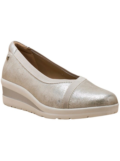 Ballerines élastiquées compensées - PEDICONFORT - Kiabi