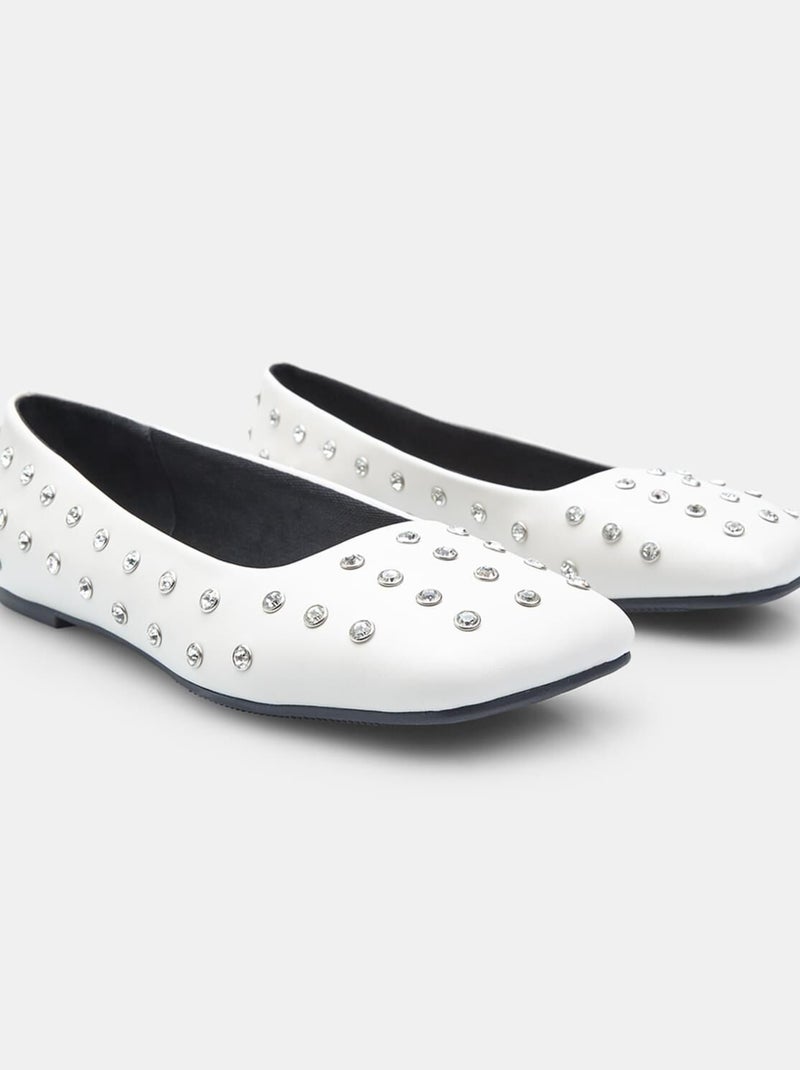 Ballerines Élégantes BATA RL Blanc - Kiabi