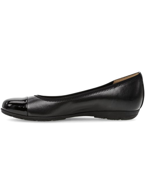 Ballerines  en combinaison cuir - Kiabi