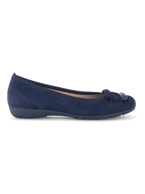 Ballerines  en combinaison cuirs - Kiabi