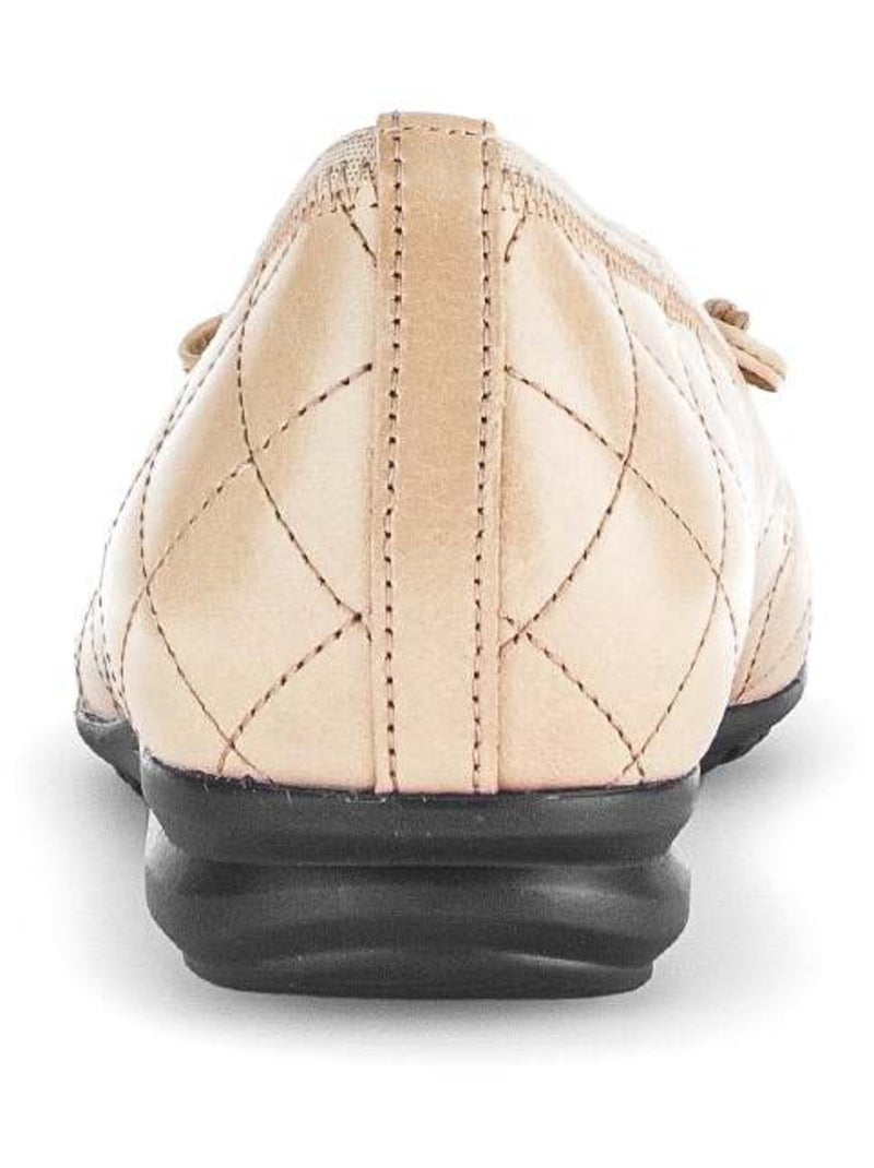 Ballerines  en combinaison cuirs Gabor Beige - Kiabi