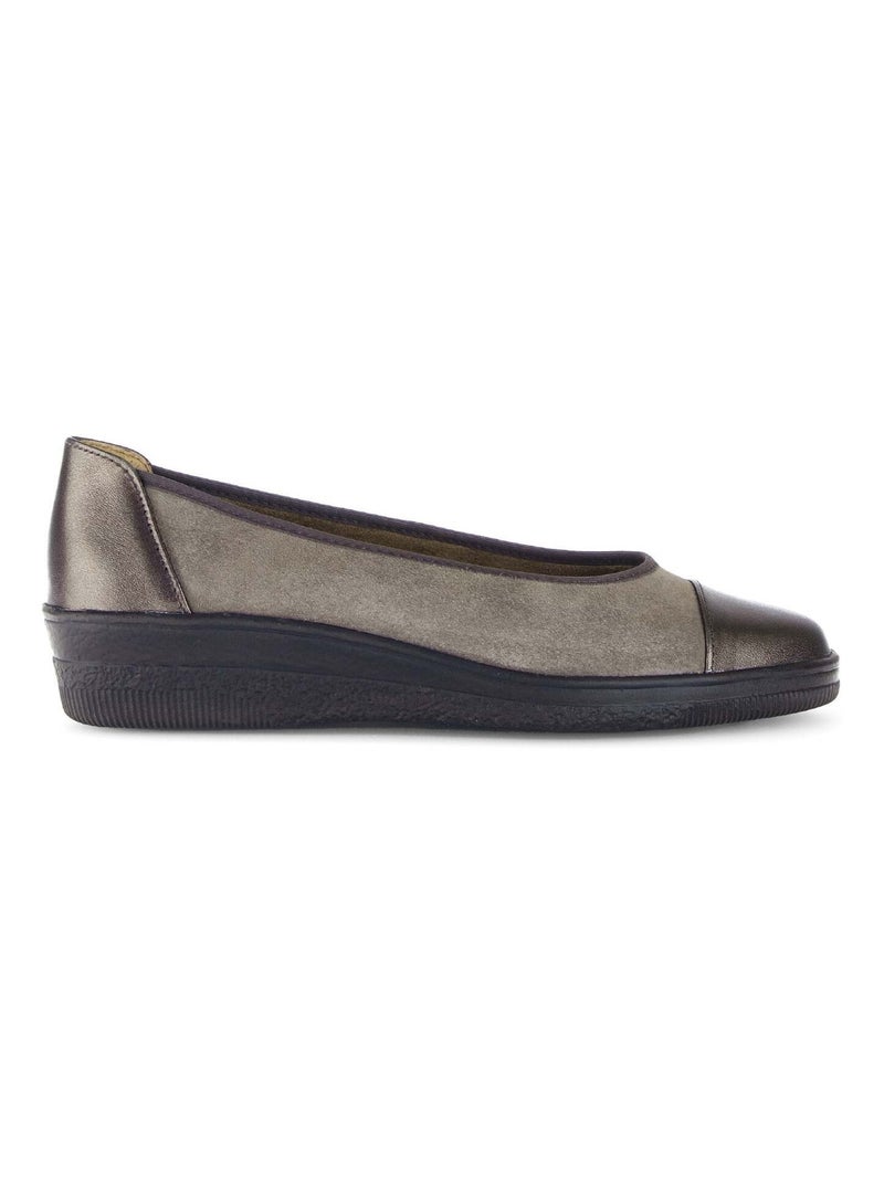 Ballerines en combinaison cuirs Gabor Beige gris - Kiabi