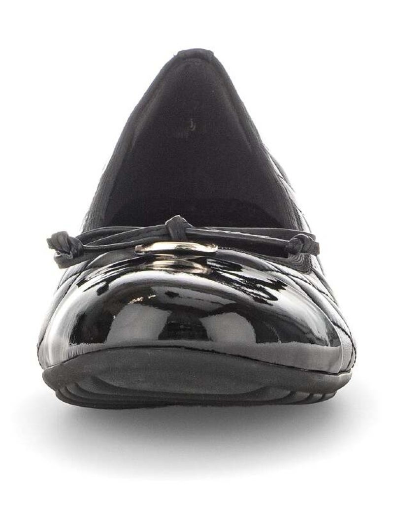 Ballerines  en combinaison cuirs Gabor Noir Noir - Kiabi