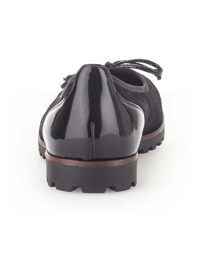 Ballerines  en combinaison cuirs Gabor Noir Noir - Kiabi