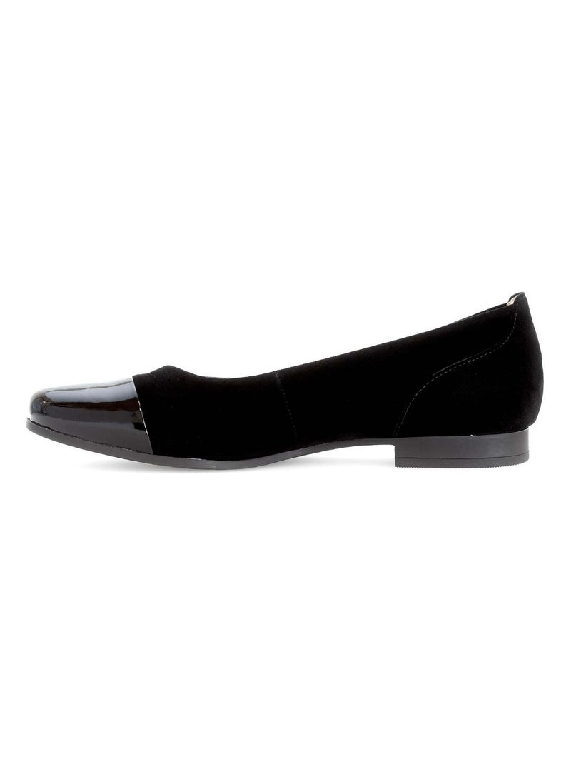 Ballerines  en combinaison cuirs Gabor Noir Noir - Kiabi