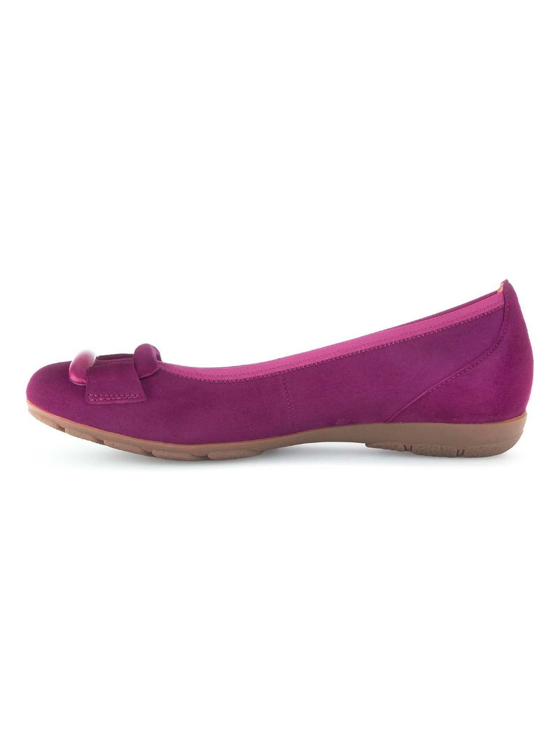 Ballerines  en combinaison cuirs Gabor Rose - Kiabi