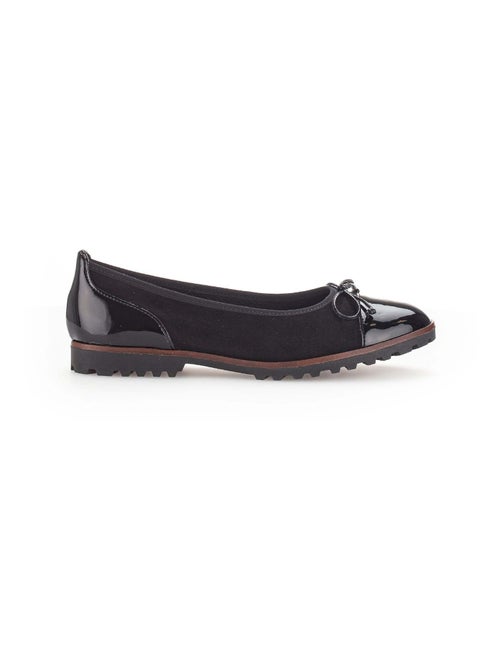 Ballerines  en combinaison cuirs - Kiabi