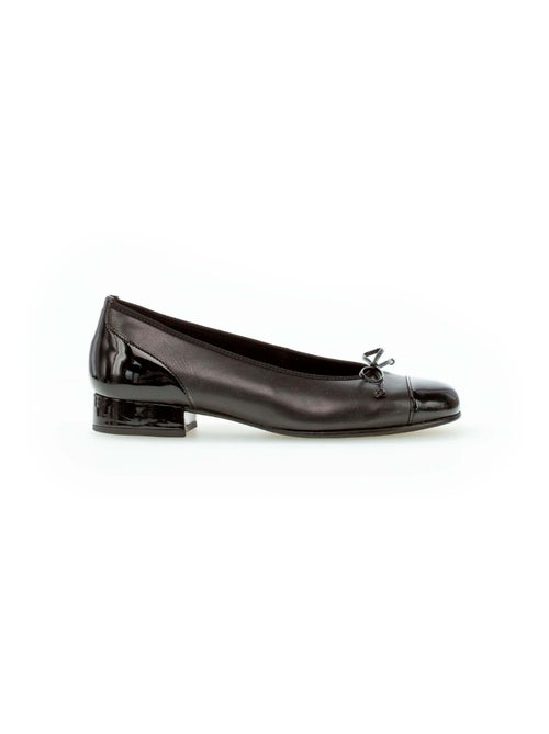 Ballerines  en combinaison cuirs - Kiabi