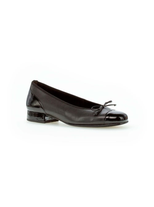 Ballerines  en combinaison cuirs - Kiabi