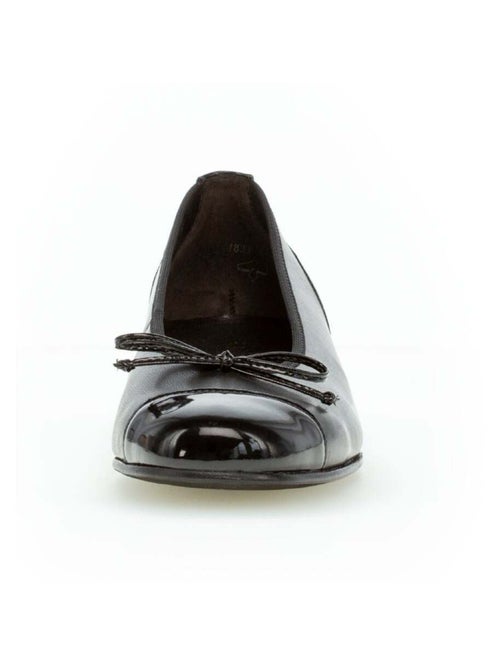 Ballerines  en combinaison cuirs - Kiabi
