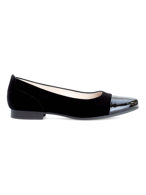 Ballerines  en combinaison cuirs - Kiabi