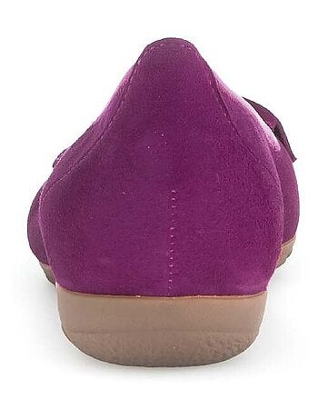 Ballerines en combinaison cuirs