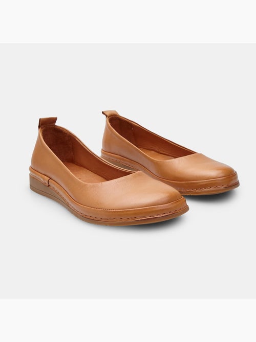 Ballerines en cuir BATA - Kiabi