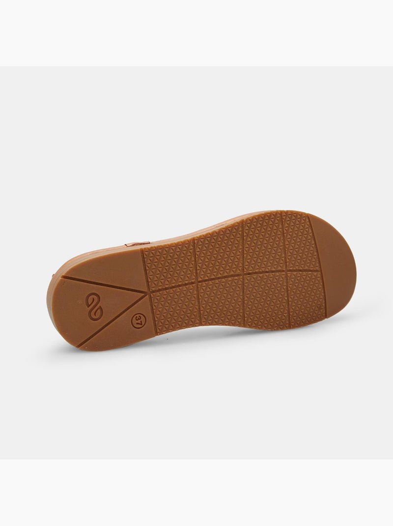 Ballerines en cuir BATA Bronze - Kiabi