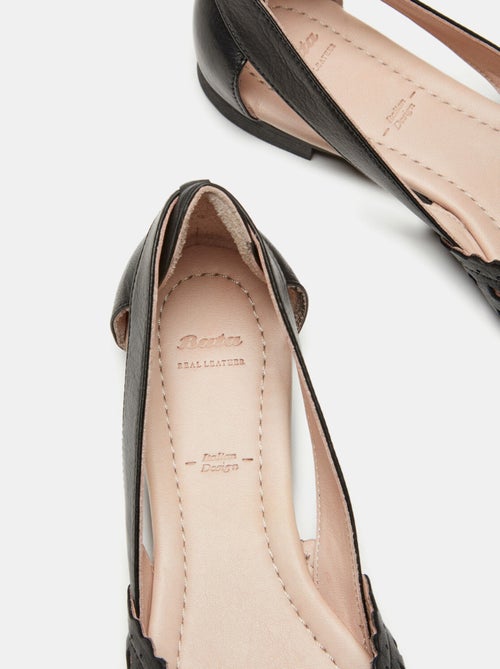 Ballerines en cuir BATA - Kiabi