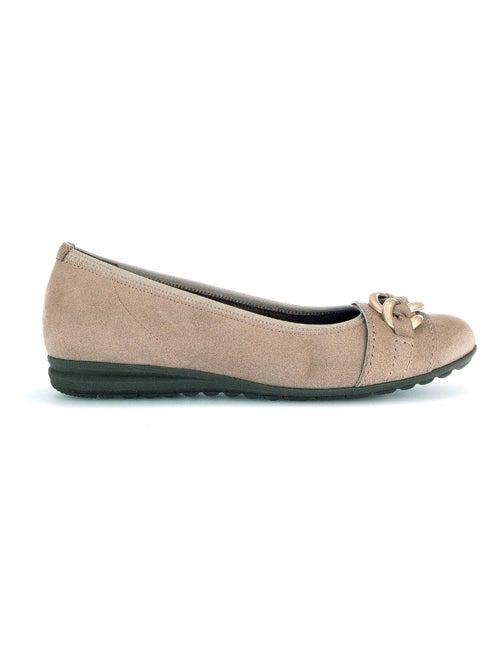 Ballerines  en cuir - Kiabi