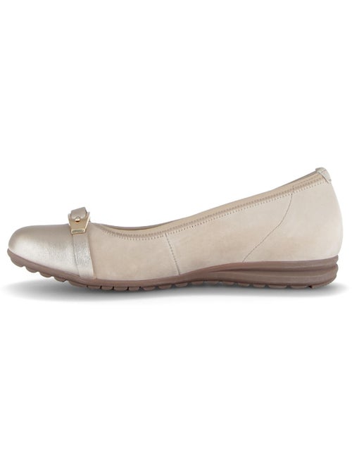 Ballerines  en cuir - Kiabi