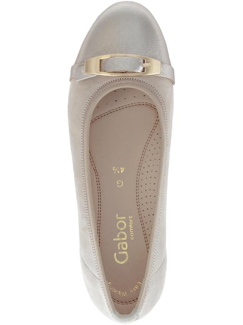 Ballerines  en cuir - Kiabi