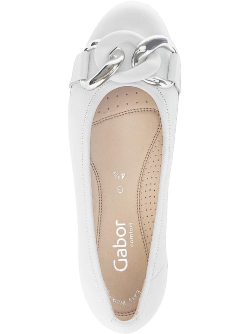 Ballerines  en cuir - Kiabi