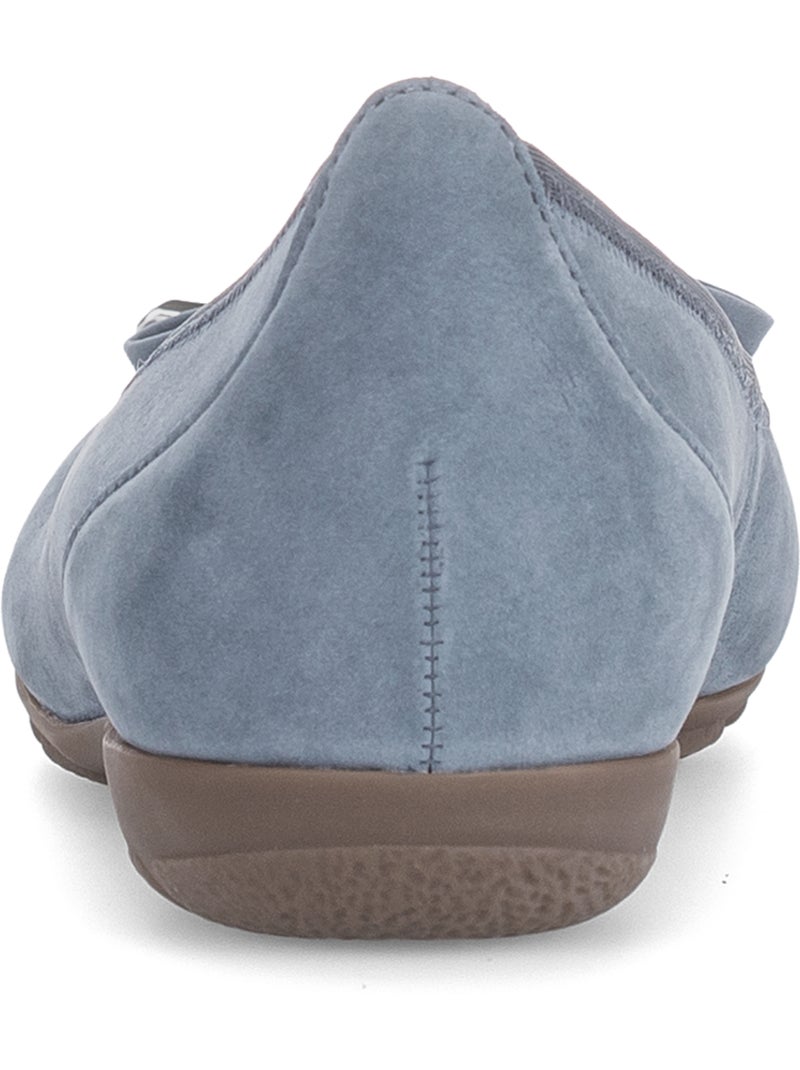 Ballerines  en cuir Bleu - Kiabi