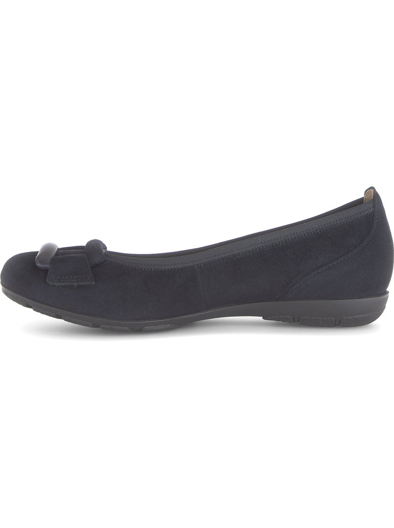 Ballerines  en cuir Bleu - Kiabi