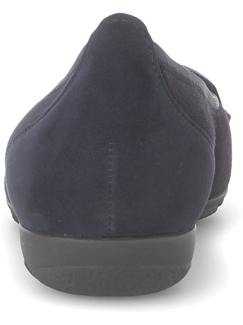 Ballerines  en cuir Bleu - Kiabi