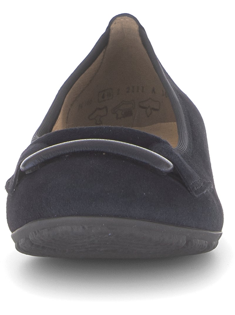 Ballerines  en cuir Bleu - Kiabi