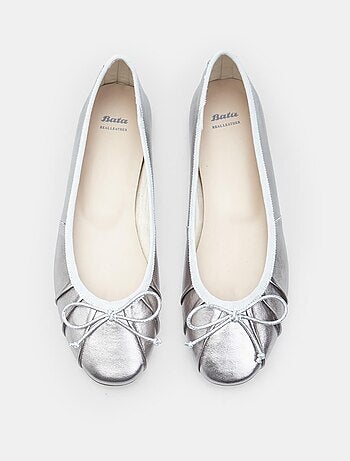 Ballerines en cuir confortables bata