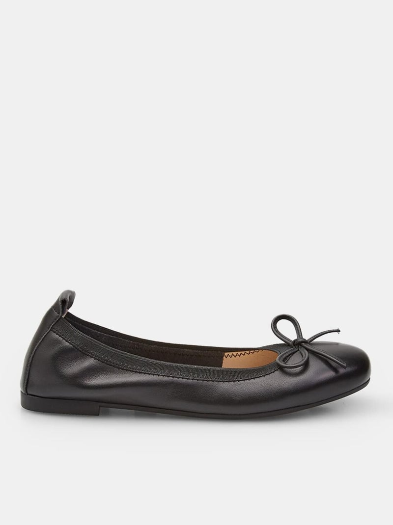 Ballerines en cuir confortables  BATA Noir - Kiabi
