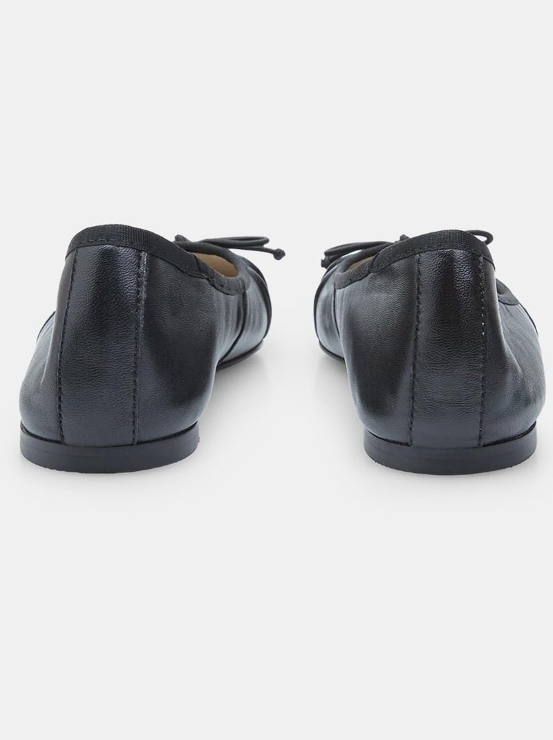 Ballerines en cuir confortables  BATA Noir - Kiabi