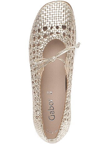 Ballerines en cuir
