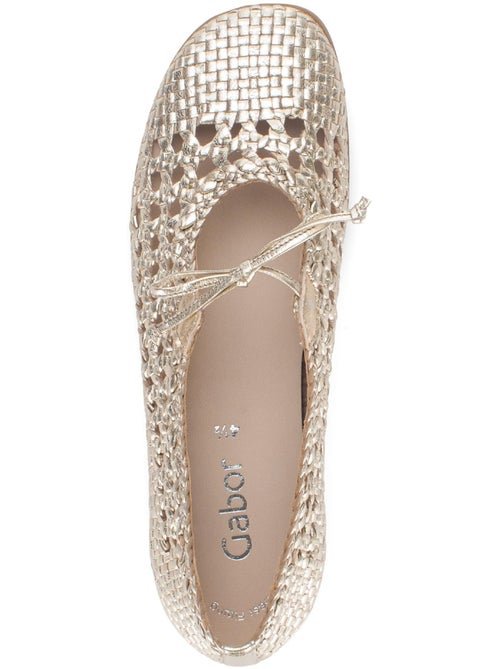 Ballerines  en cuir - Kiabi