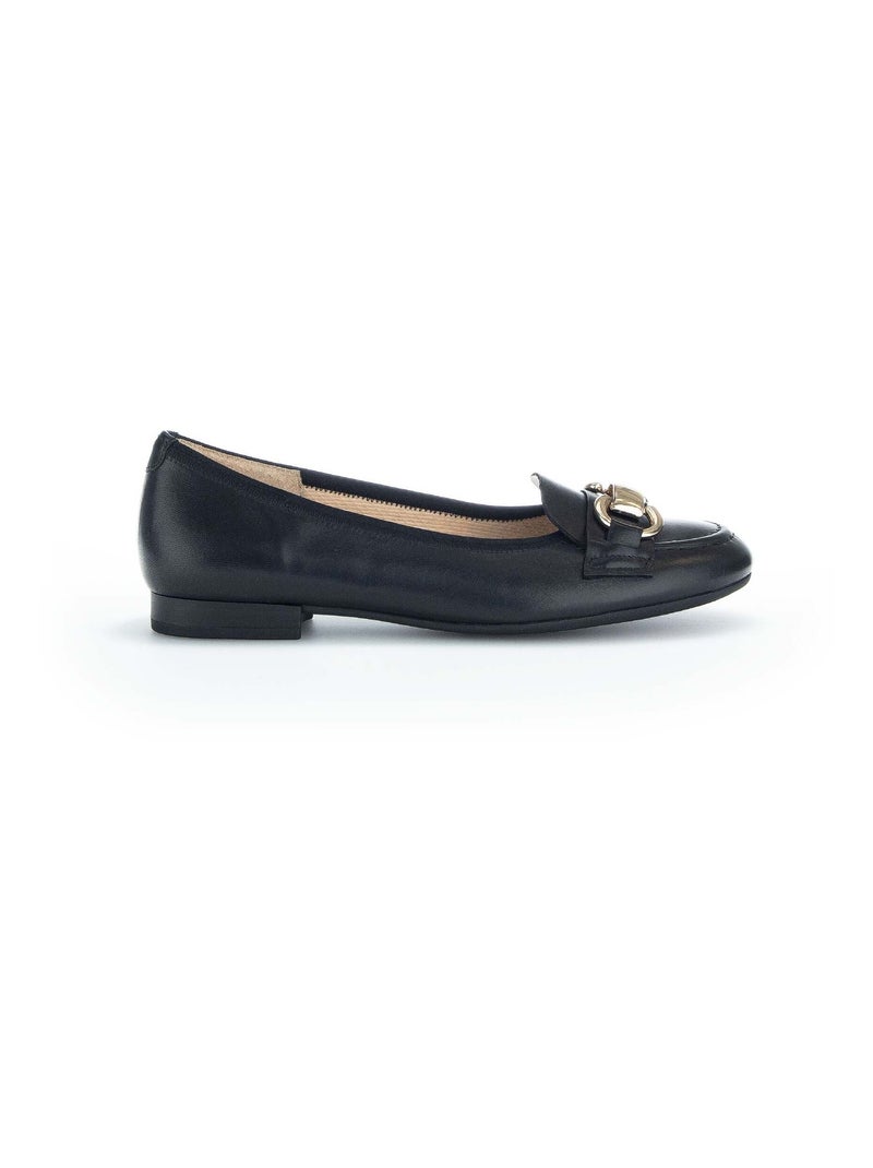 Ballerines  en cuir Gabor Noir Noir - Kiabi
