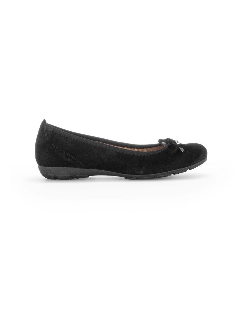 Ballerines  en cuir Gabor Noir Noir - Kiabi