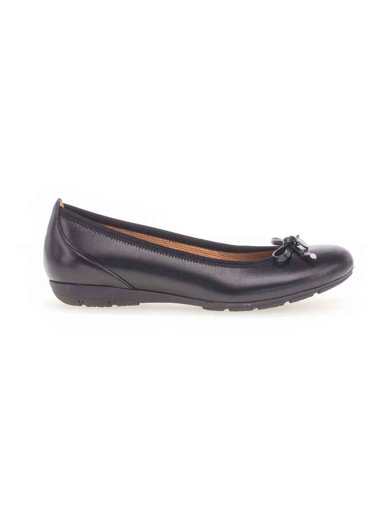 Ballerines  en cuir Gabor Noir Noir - Kiabi